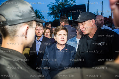 Remiza strażacka w Brusach. Wizyta Premier RP Beaty...