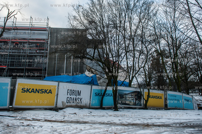 Gdańsk. Budowa kompleksu handlowo usługowego Forum...