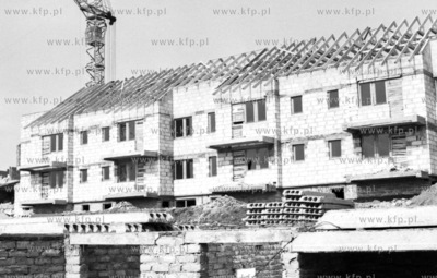 Budowa mieszkan na gdanskim Chelmie. 16.04.1987 3kwiecien87_z.kosycarz_p24...