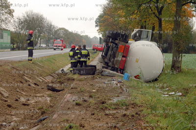 W miejscowosci Kazimierzowo z nieznanych przyczyn cysterna...