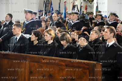 Bazylika Mariacka w Gdansku. Pogrzeb Macieja Plazynskiego...