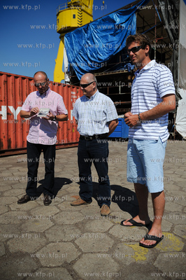 Gdansk. Stocznia Remontowa. Kolejny etap prac przy...