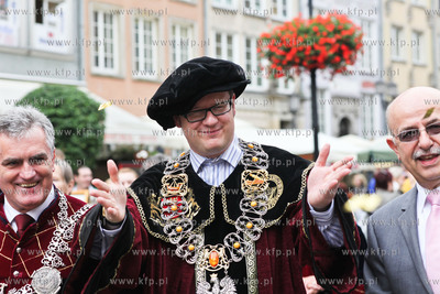 Uroczystosc otwarcia 751 Jarmarku sw. Dominika w Gdansku....