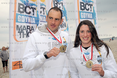 BCT Gdynia Maraton 2012. Nz, Zwyciezcy maratonu Christine...