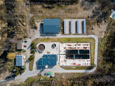 Oczyszczalnia ścieków w Pelplinie. 17.03.2020 Fot....