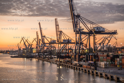 Gdynski Port, Gdynia Container Terminal (GCT). 22.09.2015...