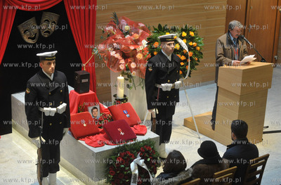 Pogrzeb Macieja Korwina, dyrektora Teatru Muzycznego...