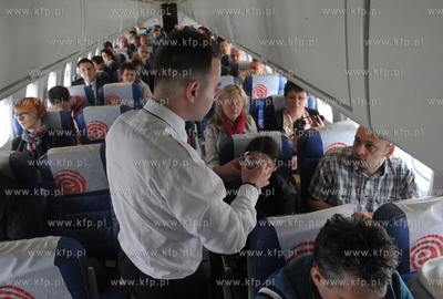 Promocyjny i oficjalnie pierwszy lot na trasie Gdansk...