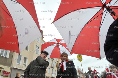 Gdanska Parada Niepodleglosci na ul. Podwale Staromiejskie....