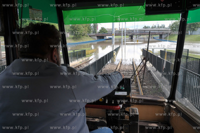 Gdańsk Wrzeszcz  po intensywnych opadach deszczu....