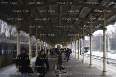 Sopot. Peron stacji Sopot.
17.01.2011
fot. Krzysztof...