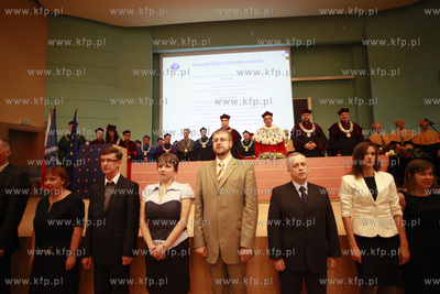 Uniwersytet Gdanski. Aula wydzialu Prawa i 
Addministracji....