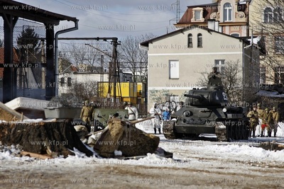 Inscenizacja bitwy o Sopot na terenach zamknietego...