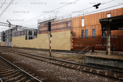 Budowa dworca kolejowego w Sopocie. 24.02.2015 fot....