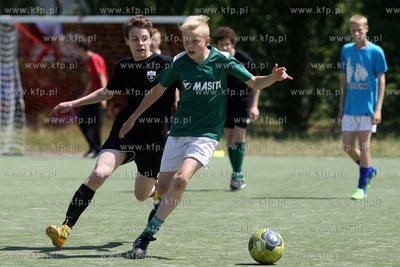 Gdansk Zaspa. Pilkarski turniej dzikich druzyn Do przerwy...