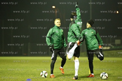Boisko treningowe przy ul. Traugutta w Gdańsku. Trening...