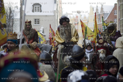 Gdansk. Orszak Trzech Kroli.
06.01.2017 
fot. Krzysztof...