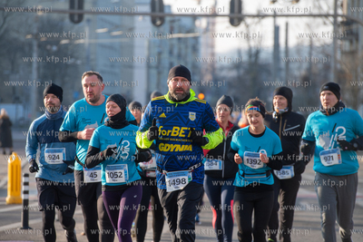 Bieg Urodzinowy w Gdyni. 09.02.2025 fot. Paweł Marcinko...