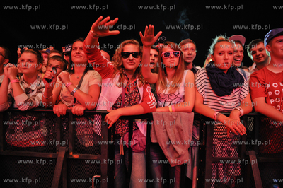 Gdansk. Scena Letnia. Festiwal MTV Gdansk Dzwiga Muze....