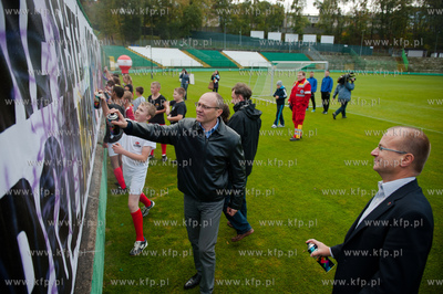 Gdansk. Stadion MOSiR przy ul. Traugutta. Akcja Polska...