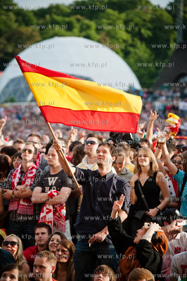 Gdansk. Fanzone - Strefa Kibica. Relacja meczu Mistrzostw...