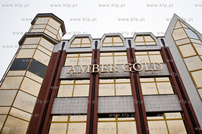 Gdansk. Centrala spolki Amber Gold przy ulicy Dlugie...