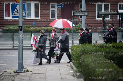 Gdansk. Siedlce. Dzielnicowe obchody Dnia Niepodleglosci,...