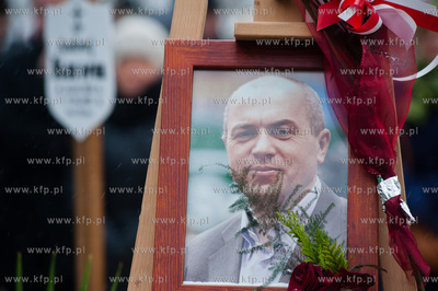 Gdansk. Cmentarz Srebrzysko. Pogrzeb Andrzeja Kawy.
18.01.2013
fot....
