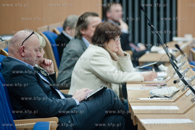 Gdansk. XXVII sesja Sejmiku Wojewodztwa Pomorskiego.
Nz...