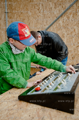 Gdansk. Matarnia. Kolej na PKM - Dzien Otwarty powstajacej...