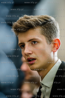 Gdansk. Urzad Miasta. Spotkanie Michala Zielinskiego,...