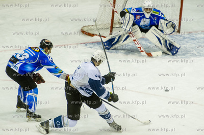 Gdansk. Hala Olivia. Mecz pierwszej ligi hokeja MH...