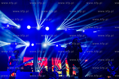 Gdańsk. Plac Zebrań Ludowych. Festiwal Kolorów Nocy...