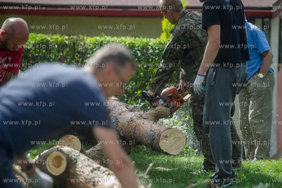 Rytel k. Chojnic. Skutki nawałnicy, która z piątku...
