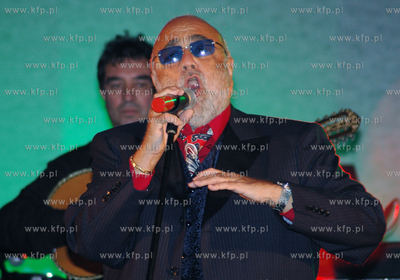 Demis Roussos przed Festiwalem w Sopocie  dal koncert...