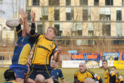 Liga Rugby. Stadion GOSiR w Gdyni. Mecz Arka Gdynia...