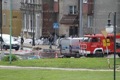 Ok. godz. 11 do Tczewa dotarla fala kulminacyjna. Poziom...