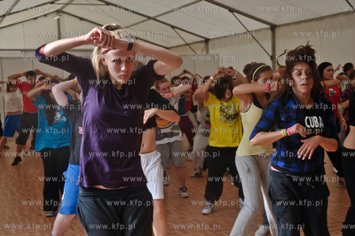 Gdansk. Plac Zebran Ludowych. Festiwal MTV Gdansk Dzwiga...