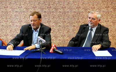 Sopot. Hotel Europa. Konferencja prasowa kandydata...