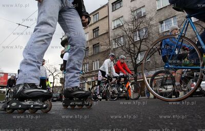Masa Krytyczna w Gdyni. Glownym zadaniem akcji bylo...