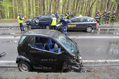 Sopot. Ul. Malczewskiego. Wypadek drogowy. Kierujaca...