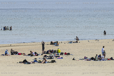 Sopot. Molo, plaza i Plac Przyjaciol Sopotu. Rekordowa...