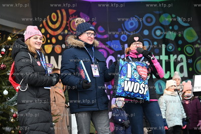 34 Finał WOŚP w Sopocie. Sopot. Nz Magdalena Czarzyńska-Jachim...