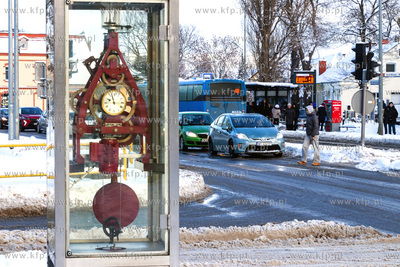 Przejście dla pieszych przy ulicy Grunwaldzkiej w...