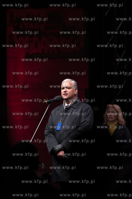 Gdańsk. Plac Solidarności. Europejski wiec solidarności...