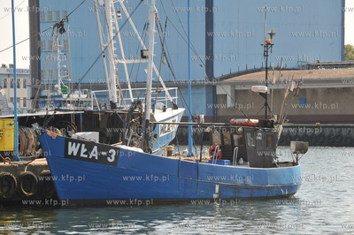 Port we Wladyslawowie. Nz. kuter WLA-3 25.08.2009 fot....