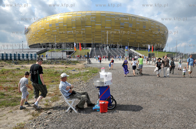 Dzien otwarty nowego gdanskiego stadionu PGE Arena....
