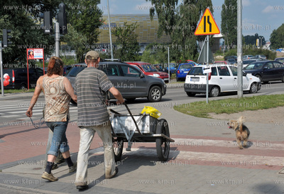 Gdansk Letnica okolice stadionu PGE Arena. Przejscie...