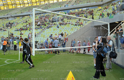 Mecz inauguracyjny na PGE Arena w Gdansku pomiedzy...