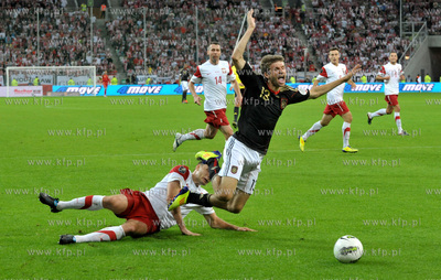 Gdansk. Stadion pilkarski PGE Arena. Mecz towarzyski...